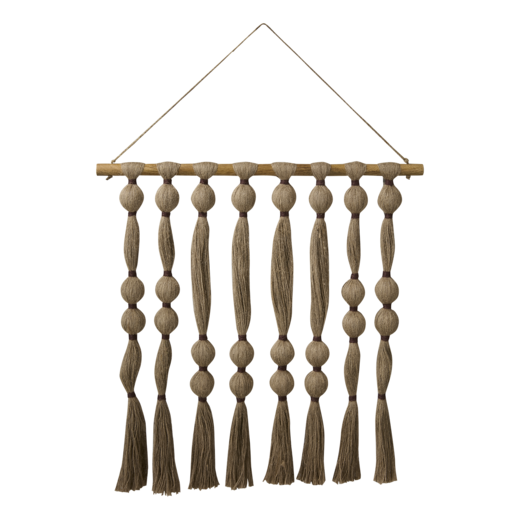 MILLA Väggdekoration, Natur/mörkröd