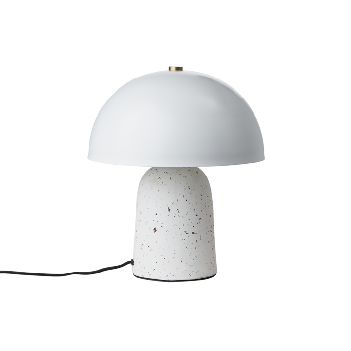 FUNGI Bordslampa/Limited Edition M, Vit/svart